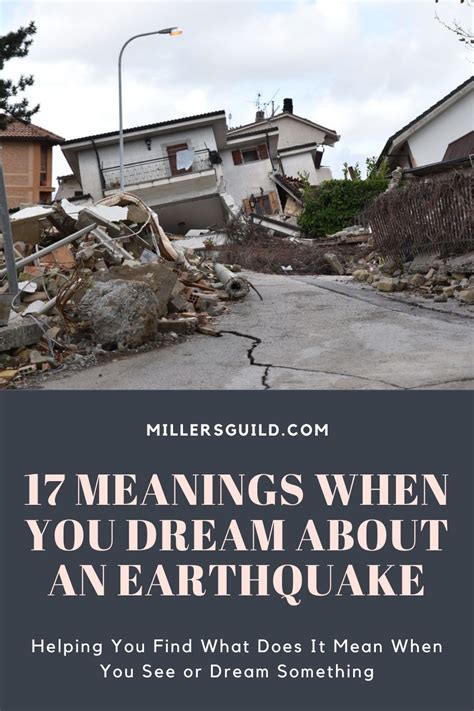 spiritual meaning of earthquake in dreams|17 Meanings When You Dream About An Earthquake .